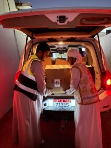 "واجب" و"فخر" ينفذان حملة المير الرمضاني بأبوظبي