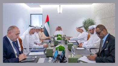 عمار بن حميد يترأس اجتماع مجلس إدارة مصرف عجمان