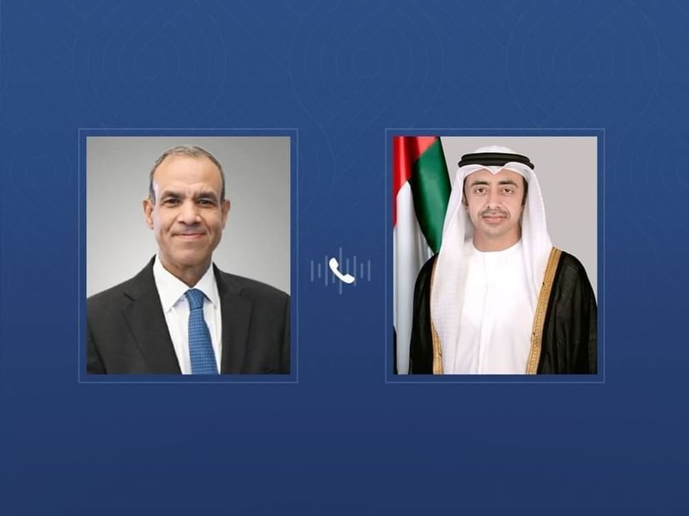 عبدالله بن زايد و وزير الخارجية المصري يبحثان هاتفيا العلاقات الأخوية والتطورات الإقليمية 1 عبدالله بن زايد و وزير الخارجية المصري يبحثان هاتفيا العلاقات الأخوية والتطورات الإقليمية
